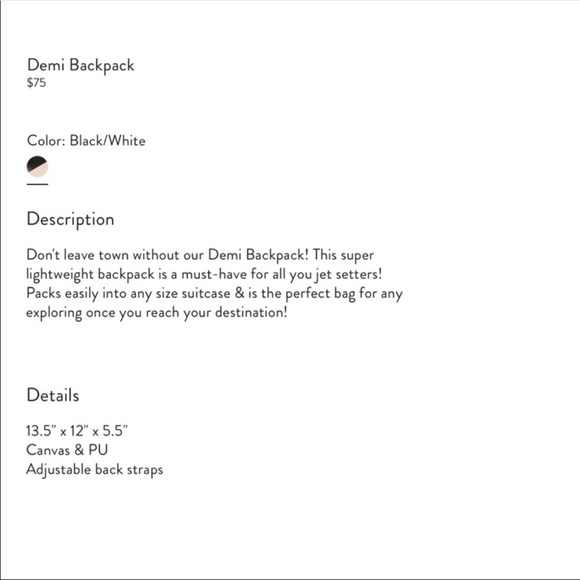Deux Lux Demi Backpack